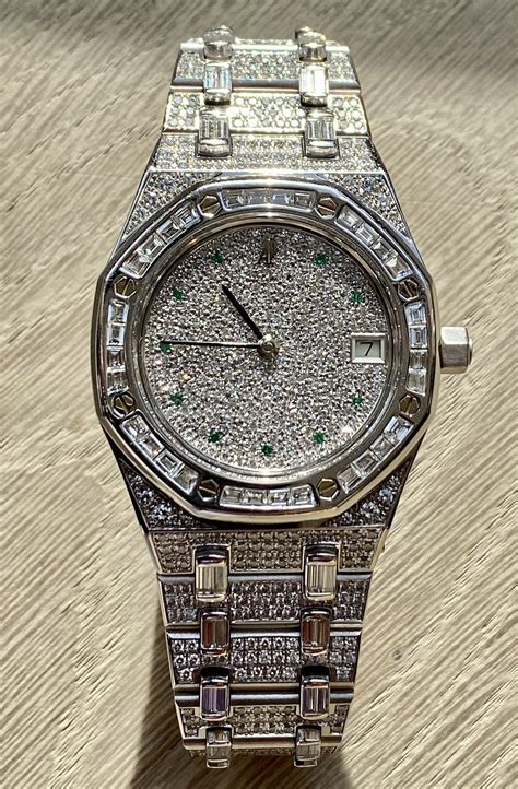 audemars piguet royal oak diamonds|audemars piguet royal oak women.